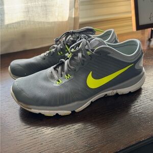 Nike Women’s Gray and Yellow Tennis Shoes